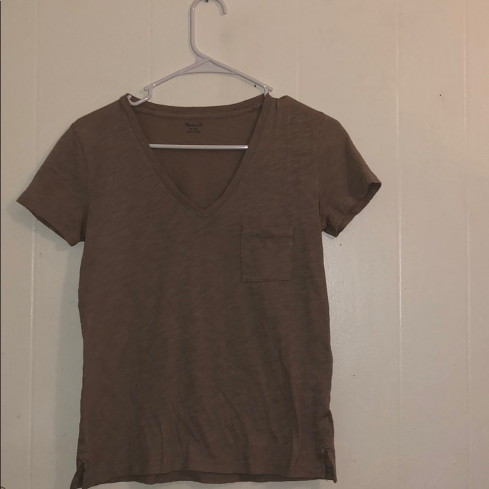 Beige Madewell Top